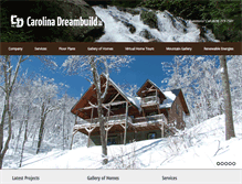 Tablet Screenshot of carolinadreambuild.com